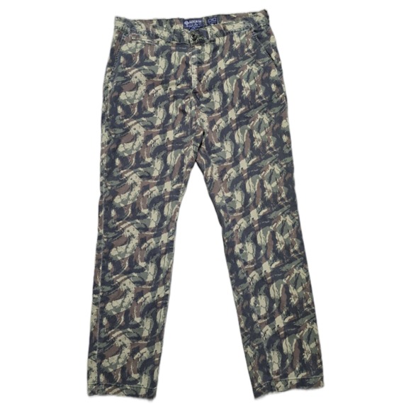 Vintage Tiger Stripe Camo Pants Mens Green Vietnam 36x32 American Rag Cie - Picture 1 of 14